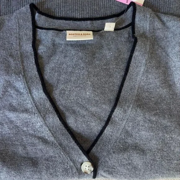 Scotch & Soda Women's Grey Cardigan - Picture 4 of 6